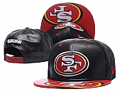 49ers Team Logo Black Adjustable Hat GS,baseball caps,new era cap wholesale,wholesale hats